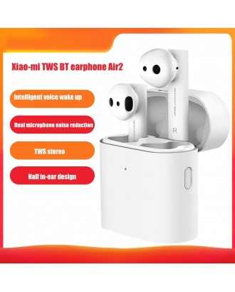 Xiao-mi TWS BT Earphone Air2 Sports Headphone Intelligent Voice Wake Up Dual Microphone Noise Reduction