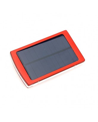 10000mAh External Solar Charger Mobile Power Universal for iPhone iPad Samsung NokiaSmartphones Portable Red