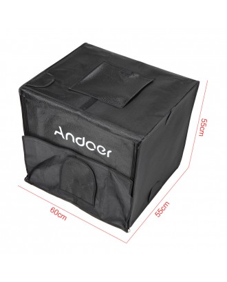 Andoer Foldable Photography Studio LED Light Tent Kit Softbox