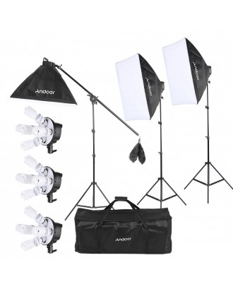 Andoer Studio Photo Video Softbox Lighting Kit Photo Equipment