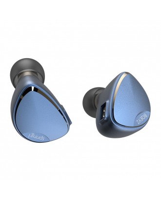 BQEYZ Spring 1 Earphone Piezoelectric Balanced Armature Hybrid Drivers Detachable 2Pin 0.78mm HiFi In-Ear Headphones Running Sports Metal Earbuds