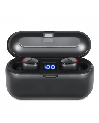 TWS Earbuds True Wireless Earphone Bluetooth Headphones Stereo Headset Hands-free with Mic 2000mAh Charging Box LED Display