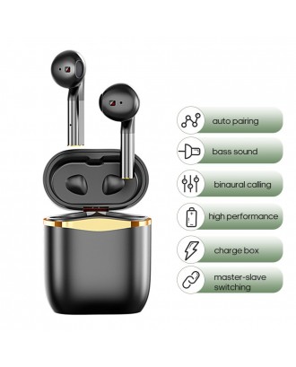 Wirelessly Earbuds BT5.0 Headphones Headset with Charge Case