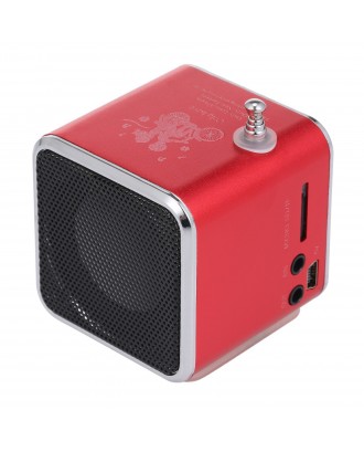 3.5mm Wired Mini Speaker Portable MP3 Player FM Radio Music Amplifier