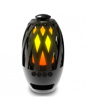 BTS-596 Flame Light Wireless BT 4.2 Speaker w/ 96 LED lights
