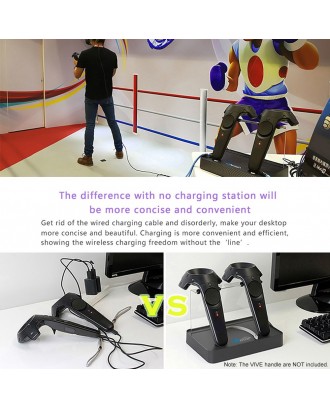 Wireless Magnetic Charging Station for HTC VIVE Handle