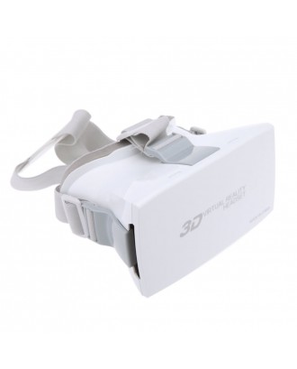 Portable Head-Mounted Google Cardboard Version 3D VR Glasses Virtual Reality DIY 3D VR Video Movie Game Glasses with CSY-02 Mini Multifunctional Wireless BT V3.0 Selfie Camera Shutter Gamepad for iPhone Samsung / All 4.0 ~ 6.0