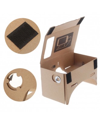DIY Google Cardboard Virtual Reality VR Mobile Phone 3D Viewing Glasses for 5.0