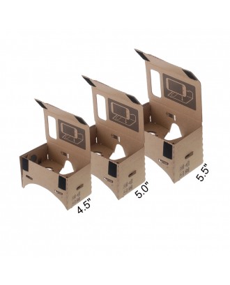 DIY Google Cardboard Virtual Reality VR Mobile Phone 3D Viewing Glasses for 5.0