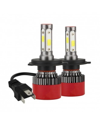 4 Side H4 LED Headlight Kit Bulb LED Headlamp 2800W 280000LM 6000K Cool White 2 Pack