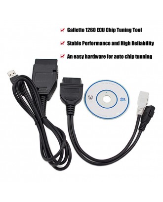 Car Diagnostic Cable Galletto 1260 ECU Chip Tuning Tool EOBD/OBD2/OBDII Car Diagnostic Cable Interface