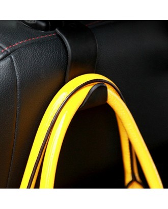1x Black Car Seat Hook Purse bag Hanger Bag Organizer Holder Clip Accessories