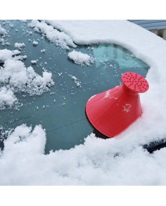 Ice Scraper Car Windshield Glass Shovel Cone-Shaped Snow Scraper