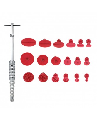 Car Body Paintless Dent Lifter Repair Tool Slide Hammer T Bar Puller + 18 Tabs Removal Tool