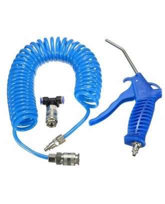 Air Duster + 5m Recoil Hose Truck Dust Blower Clean Nozzle Blow Spray Tool Kit
