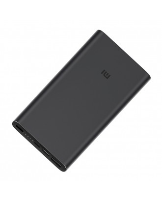 Xiaomi Mi3 10000mAh Power Bank USB-C Two-way Fast Charge - Black