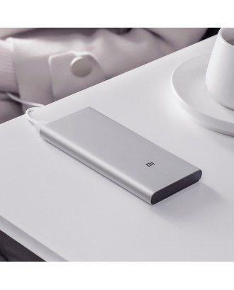 Xiaomi Mi3 10000mAh Power Bank USB-C Two-way Fast Charge - Silver