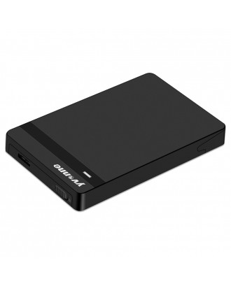 Yvnne HD213 SATA To USB 3.0 External Hard Drive Enclosure Case For 2.5 Inch HDD And SSD - Black
