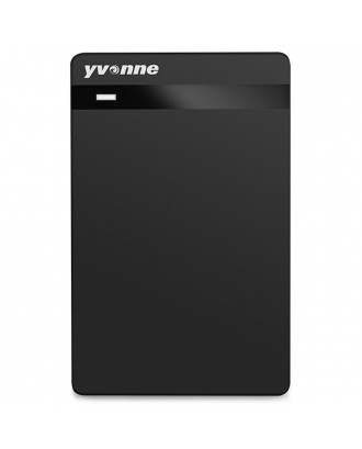 Yvnne HD213 SATA To USB 3.0 External Hard Drive Enclosure Case For 2.5 Inch HDD And SSD - Black