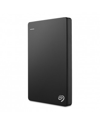Seagate Backup Plus Slim STDR2000300 2TB Portable External Hard Drive 2.5 Inch USB3.0 For Desktop Laptop - Black