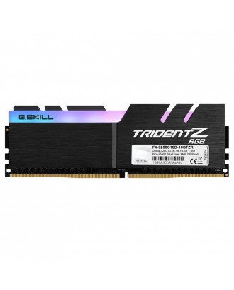 G.SKILL TridentZ RGB Series DDR4 3200MHz 16GB (2 x 8GB) Memory Modules Kit For Desktop Computer - Black