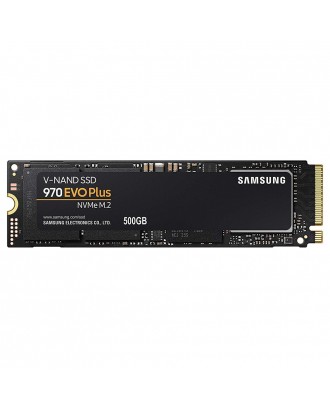 Samsung 970 EVO Plus MZ-V7S500B Internal SSD 500GB PCIe Gen 3.0 x 4 NVMe 1.3 Interface Max Speed 3500 MB/s Solid State Drive - Black