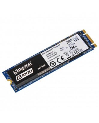 Kingston Digital A1000 240GB PCIe NVMe M.2 2280 Internal SSD High Performance Solid State Drive - Blue