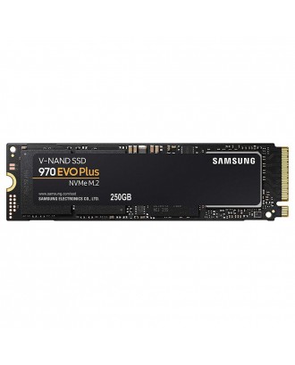 Samsung 970 EVO Plus MZ-V7S250B Internal SSD 250GB PCIe Gen 3.0 x 4 NVMe 1.3 Interface Max Speed 3500 MB/s Solid State Drive - Black