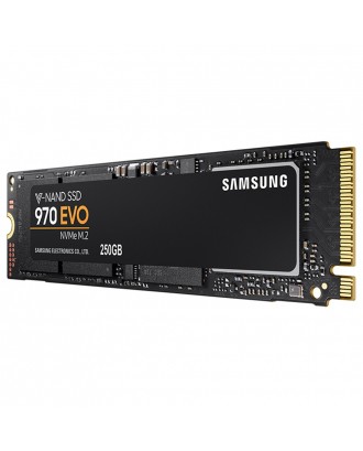 Samsung 970 EVO (MZ-V7E250BW) 250GB Internal SSD M.2 Interface Max Read 3500MB/s Solid State Drive - Black