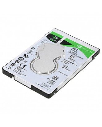 Seagate ST500LM030 500GB Notebook Internal Hard Disk Drive 2.5 Inch 7mm 5400RPM SATA 6Gb/s Interface 128MB Cache Memory - Silver