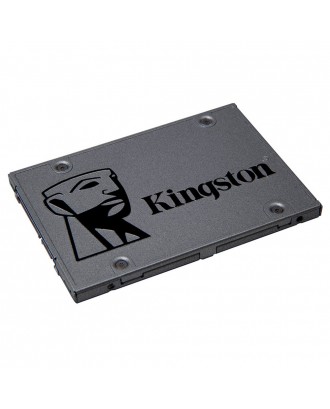 [Package A] Kingston A400 480GB SATA3 High Speed SSD (Dark Gray) + Yvnne HD213 SATA To USB 3.0 External Hard Drive Enclosure Case (Black)