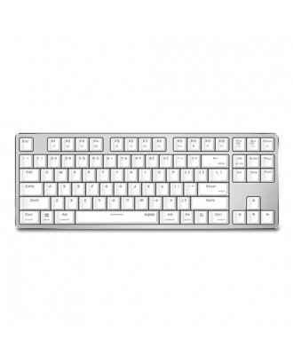 Rapoo MT500 Wired Mechanical Keyboard With Backlight 87 Keys Anti-ghosting - White