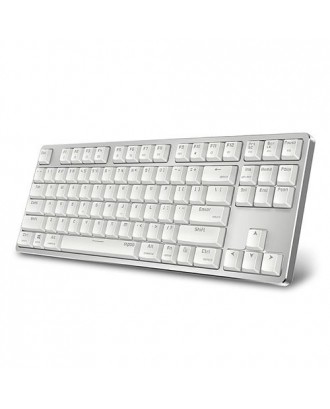 Rapoo MT500 Wired Mechanical Keyboard With Backlight 87 Keys Anti-ghosting - White