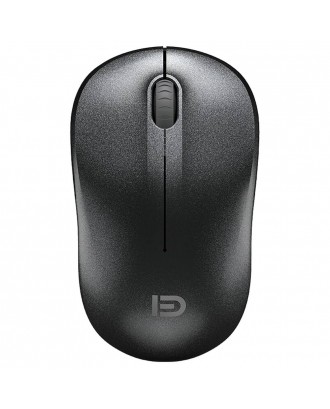 FD V1 Wireless Gaming Mouse Compact Size 3 Button Ultra Quiet Lightweight - Black