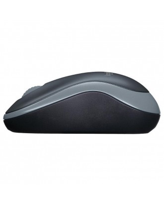 Logitech M185 Office Wireless Mouse 3 Buttons 1000 DPI Ambidextrous Design - Black