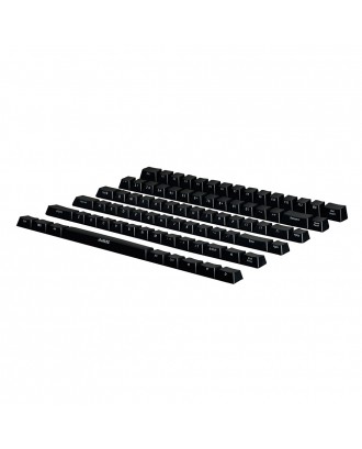 Ajazz Ak33 82 Keys Keyboard Keycap Set ABS Backlit For Mechanical Keyboards Side Engraved - Black