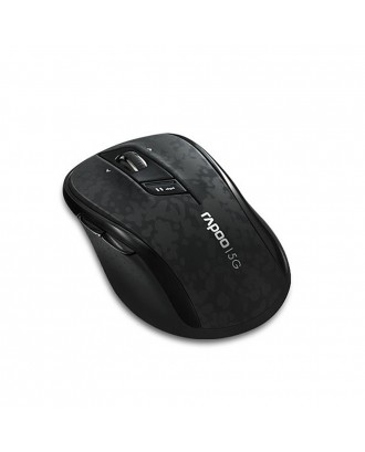 Rapoo 7100P 5G Wireless Optical Mouse 500/1000 DPI With Nano Port Small Size - Black
