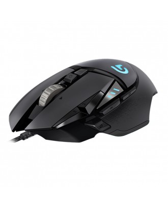 Logitech G502 HERO Proteus Spectrum Wired Adaptive Gaming Mouse 16000DPI USB Computer Mouse For PC / Laptop - Black