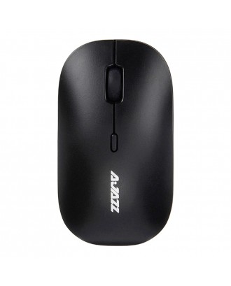 Ajazz I18 Wireless 2.4G Dual Mode Mouse Simple Mute Operation For Office Gaming Mouse - Black