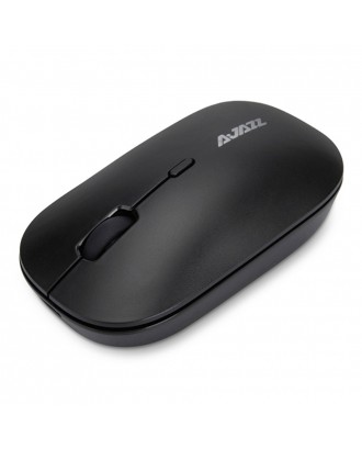 Ajazz I18 Wireless 2.4G Dual Mode Mouse Simple Mute Operation For Office Gaming Mouse - Black
