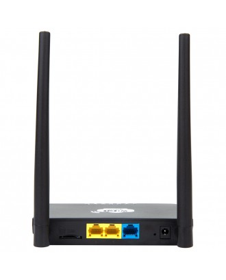 CP7 4G LTE Smart WIFI Router 802.11 b/g/n 300Mbps Support SIM Card FDD-LTE/WCDMA/GSM Global Version - Black