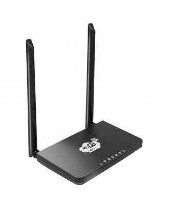 CP7 4G LTE Smart WIFI Router 802.11 b/g/n 300Mbps Support SIM Card FDD-LTE/WCDMA/GSM Global Version - Black