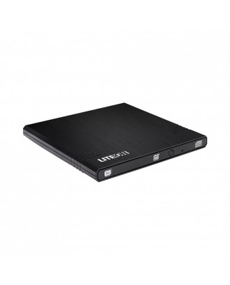 Lite-On EBAU108 External Mobile Optical Drive Portable CD DVD Ultra-thin USB 2.0 Interface - Black