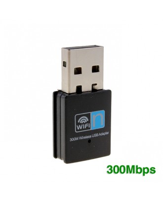 300Mbps USB Wireless Adapter WiFi Network Lan Card