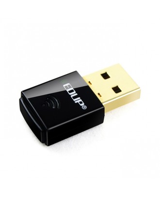EDUP EP-N1557 300Mbps 802.11n/g/b Wireless WiFi USB LAN Adapter Network Card Support Soft AP - Black