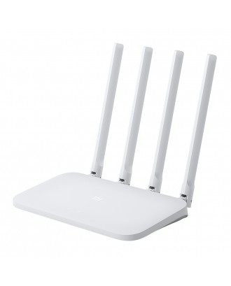 Xiaomi Mi WiFi Router 4C 2.4GHz Smart Mini WiFi Repeater 4 Antennas 802.11n 300Mbps Support iOS / Android - White