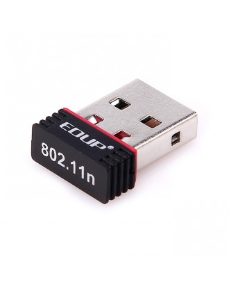 EDUP EP-N8508 Ultra-Mini Nano USB 2.0 802.11n 150Mbps Wifi/WLAN Wireless Network Card Adapter for Windows Vista/XP/7/MAC