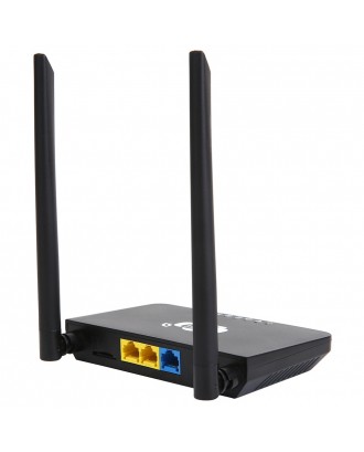 CP6 4G LTE Smart WIFI Router 802.11 b/g/n 300Mbps Support SIM Card FDD-LTE/WCDMA/GSM - Black