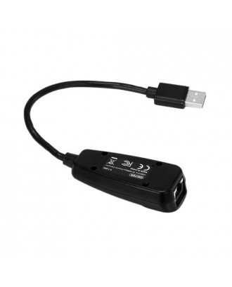 Unitek Y-1466 USB2.0 to 10/100M LAN RJ45 12MB/Seconds Transmission Network card - Black
