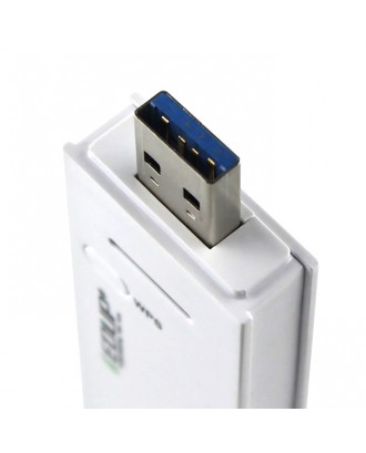 EDUP EP-AC1601 Mini 802.11ac WiFi Dongle WiFi USB 3.0 Adapter 1200Mbps 2.4GHz/ 5.8GHz Dual Bands Network Card - White